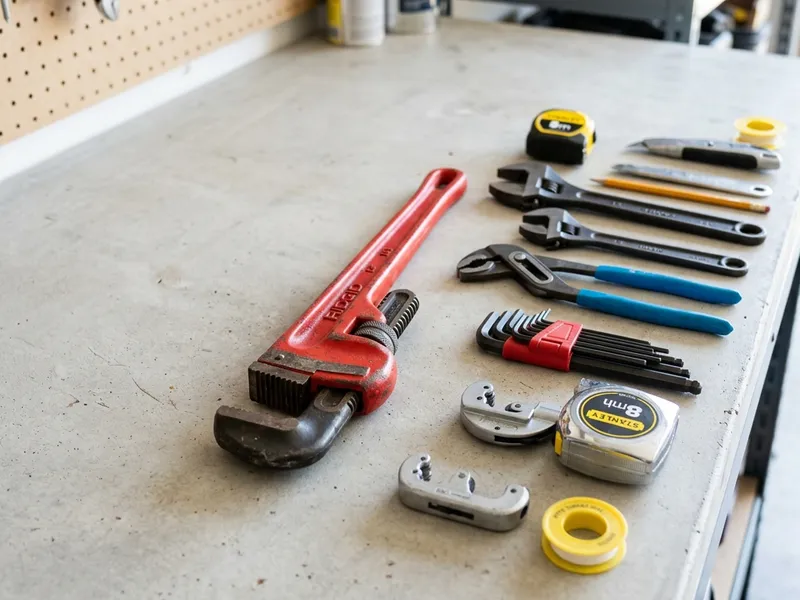 Professional plumbers in Cumberland, OK equipped with top-tier tools for residential and commercial plumbing services.